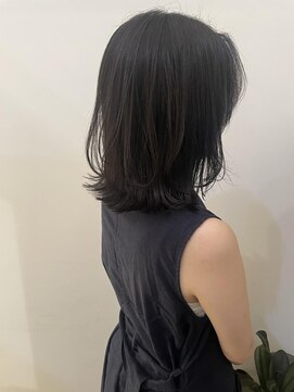 ネオリーブアイム 横浜西口店(Neolive aim) 切りっぱなしボブ×レイヤー　【横浜】