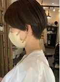 アッシュオリーブ グレーベージュ 髪質改善 白髪ぼかし ショート