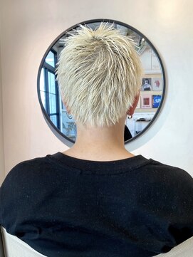 ルーム(Loom.) メンズカットメンズスタイルショートスタイルメンズブリーチ