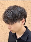 スペインカール/スパイキーショート/ブルーブラック/南森町