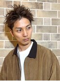 ランダムパーマ スパイキーショート