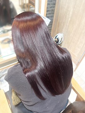 プラグ バイ ネオリーブ(plug by neolive) オリーブベージュ×髪質改善[髪質改善/縮毛矯正/韓国]K