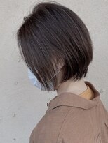 ピケ(pique)&nbsp;大人ボブショート/暗髪/クラシカルボブ/グレーベージュ/20代30代