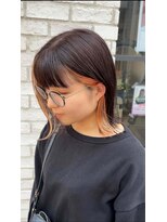 ロディーナ 大口 新子安(rodina)&nbsp;大人可愛いインナーカラー