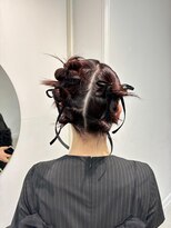 アオ(AO。)&nbsp;ボブヘアアレンジ/ツインシニヨンアレンジ/リボンアレンジ