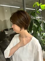 ジービージー(GBG)&nbsp;くびれショートボブ40代50代グレイカラー白髪染め白髪ぼかし