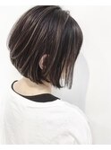 外国人風アッシュブラウン