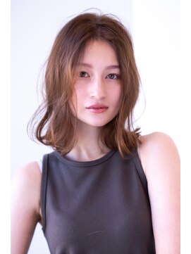 エースハバナ 渋谷(1 HAVANA) チョコグレージュ/20代30代大人かわいい/ミディアムレイヤー