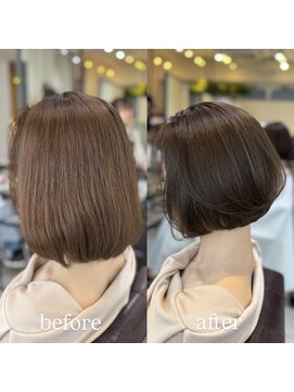 【Cote表参道】20代30代40代大人ボブ/前下がりボブ/ショートボブ