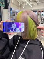 トーキョー オタクヘアー(TOKYO OTAKU HAIR)&nbsp;18TRIP 白光琉衣 インナーカラー 前髪カラー ダブルカラー