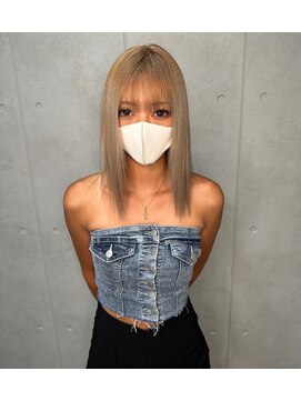 レオクマ(REOKUMA) ホワイトベージュ/ミルクティー/ハイトーン/髪質改善