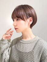 アンド ストーリーズ(&STORIES)&nbsp;前髪あり耳掛け丸みくびれ大人ショートボブ20代30代40代50代＊