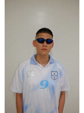 メリケンバーバーショップ トーキョー(MERICAN BARBERSHOP TYO) メンズカットアップバングスパイキーショート(ヌマタユウト)36