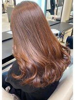 コルソ ケーツー 梅田 茶屋町(corso k-two)&nbsp;ブラウンベージュ*ロングヘア*レイヤー*髪質改善トリートメント