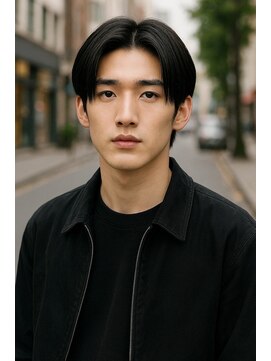 ヨロ(yolo) [お手入れ簡単]センターパートスタイル♪