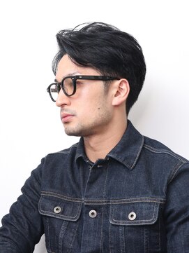 ワンワンオー バーバーショップ 長浜店(@110 BARBER SHOP) ジェントルマンの七三分けショート