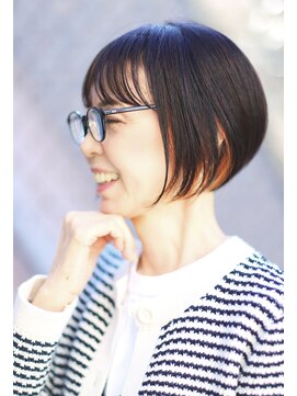 アルニコ エム 松戸駅前(ALNICO .. M) 【松戸】50代ショートボブ☆~大人のインナーカラー~♪