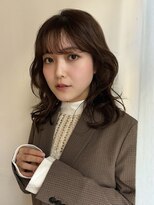 フリッカ(FLYCKA)&nbsp;艶ブラウンカラー×ミディアムレイヤー