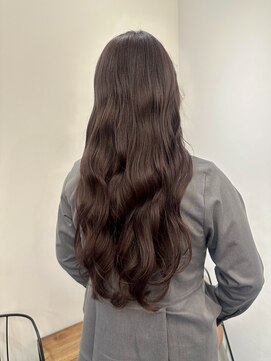 池袋 イルミナカラー レイヤー ラベンダー ピンクブラウン♪