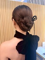 ヘアアレンジメント ボガスティーズ 溝の口店(Hair arrangement Vogusty's)&nbsp;タイトシニヨン/パーティー/結婚式