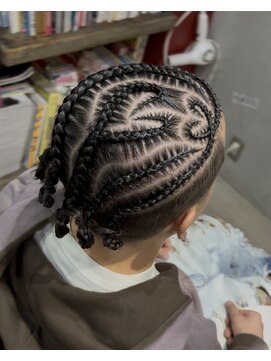 チクロ(ticro) 【チクロ】ダブルハート/デザインコーンロウ