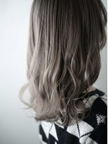 ニコリヘアワークス(nicori hair works)&nbsp;セミロング×ミルクティーベージュ3