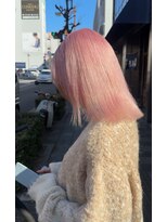 サイ(sai)&nbsp;xカット//ホワイトグレージュ/レイヤーカット/チェリーブラウン