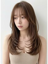ルーチェ 溝の口(Luce)&nbsp;顔周りレイヤー×透明感カラーで魅せる。旬の小顔似合わせカット
