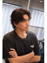 アップセット(UP SET)&nbsp;茨木メンズパーマ、ツイストスパイラル、波巻き、フェザー