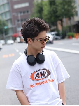 men's salon es. 新宿 メンズカット/メンズパーマ/メンズヘア【メンズサロン エス】 ニュアンスパーマ/波巻きツイストスパイラル[新宿/メンズ/men's]