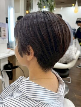 ガーデン 西川田店(garden) 宇都宮ショートカット白髪ぼかしハイライト白髪染め髪質改善