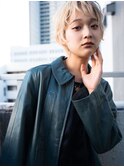 髪質改善×ケアブリーチ×ショートヘア