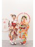 【七五三】着物レンタル＋着付け＋ヘアメイク＋撮影 ￥50,000～