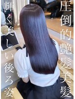 アンダーバーホワイト 天神店(_WHITE) Cherry Pink × 髪質改善トリートメント