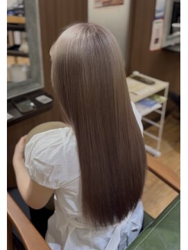 ヘアーズ マーブル(hairs MARBLE) #ピンクベージュ＆4Stepトリートメント