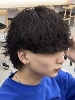 ノードオム 栄(NODE HOMME) 波巻きスパイラル栄レイヤーマッシュスタイル