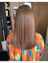 零秒女髪 千里丘店&nbsp;艶髪まとまり美髪ロングヘアスタイル髪質改善髪質改善カラー艶感