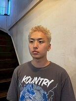 ビーバイエイトジェンツ(Bee by EIGHT GENTS) リバースセンターパート/ニュアンスパーマ/ダウンバング/心斎橋