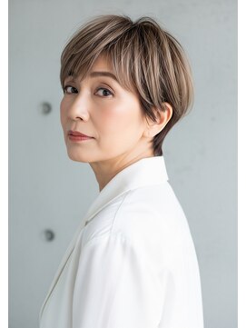 プラグ ヘアーデザイン 大名店(PLUG hair design) *ショートボブ/ショートヘア/脱白髪染め/白髪ぼかし/髪質改善