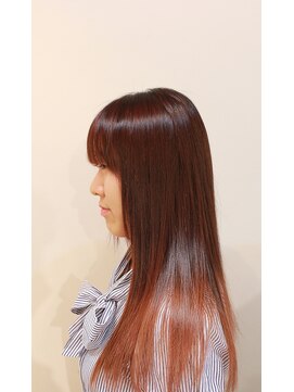 ヘアートゥリース 武蔵小杉店(hair trees) ロング　グラデーションカラー　hair trees 武蔵小杉店