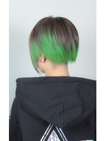 クリップ ジョイント ゴッド(CLIP JOINT GOD) グリーンインナーカラースタイル