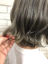 シュガー ヘアアンドネイル 仙台(SUGAR)&nbsp;外ハネロブ透明感アッシュベージュ大人可愛い20代オリージュ