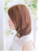 内巻きナチュラルヘアー