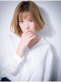 外国人カラーが個性的♪くせ毛風ふわミディw上尾10代20代30代