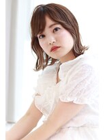 シロフ シンジュク(shirof shinjuku)&nbsp;韓国風くびれボブ×イヤリングカラー