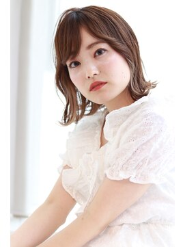 シロフ シンジュク(shirof shinjuku) 韓国風くびれボブ×イヤリングカラー