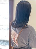 艶暗髪×モノトーンアッシュ