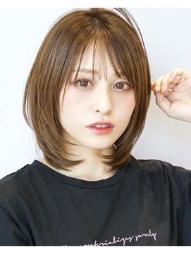 アフロート ルヴア(AFLOAT RUVUA) 30／40／50代人気★ふわっとひし形レイヤー【髪質改善】京佳