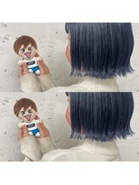 ヘアアトリエコモノ(hair l'atelier KoMoNo) #【推しカラー!!】ネイビーブルー