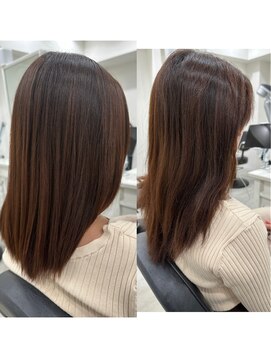 リト 西梅田店(Retto:) 髪質改善×ミディアムボブ＠伊達